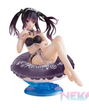 Date A Live IV PVC Statue Aqua Float Girls Figure Kurumi Tokisaki Renewal Edition 10 cm