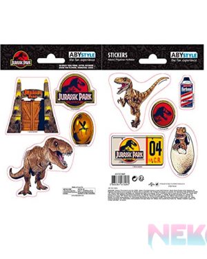 JURASSIC PARK – Stickers – 16x11cm/ 2 sheets – Dinosaurs
