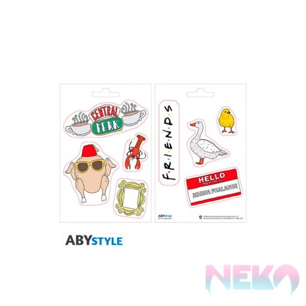 FRIENDS - Stickers - 16x11cm/ 2 sheets - Doodles