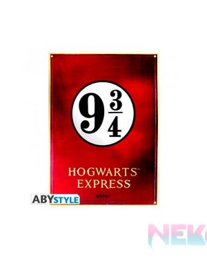 HARRY POTTER — Metal plate «Platform 9 3/4» (28×38) With hook