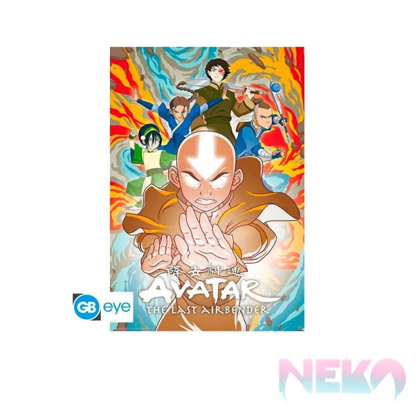 AVATAR - Poster Maxi 91.5x61 - Mastery of the Elements