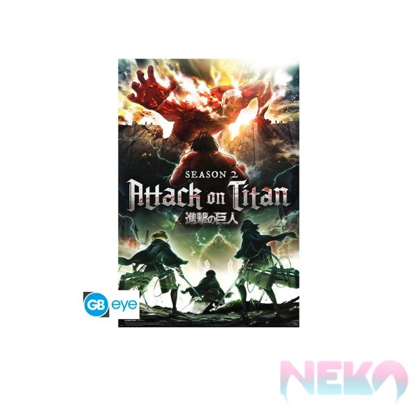 ATTACK ON TITAN - Poster Maxi 91.5x61 - Key Art S2