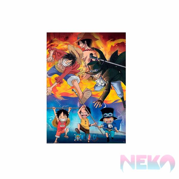 ONE PIECE - Poster Maxi 91.5x61 - Ace Sabo Luffy