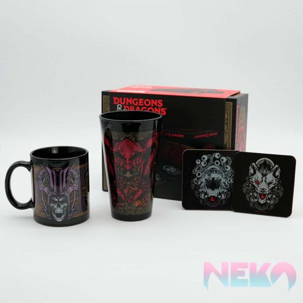 DUNGEONS & DRAGONS - Pck Glass XXL + Mug + 2 Coasters "Ampersand"