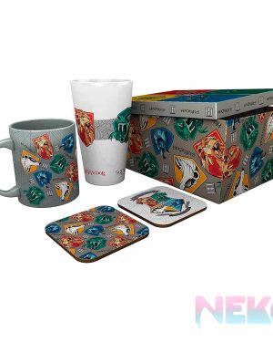 HARRY POTTER-Pck Glass XXL+Mug+2 Coasters “Stand Together”