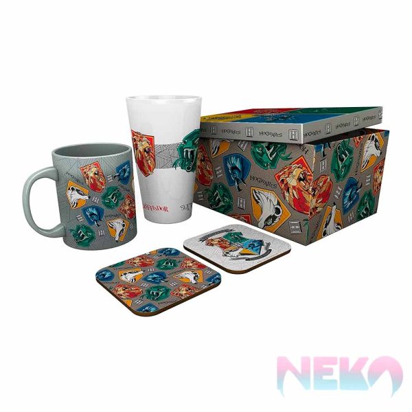 HARRY POTTER-Pck Glass XXL+Mug+2 Coasters "Stand Together"