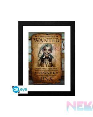 LEAGUE OF LEGENDS – Framed print “Jinx Wanted”