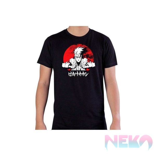 NARUTO SHIPPUDEN - Tshirt "Kakashi" man SS black - basic