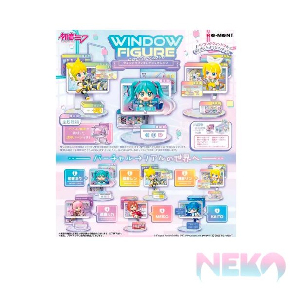 Hatsune Miku Mini Figures 6 cm Window Figure Collection