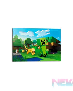 MINECRAFT – Framed Print “Ocelot Chase”