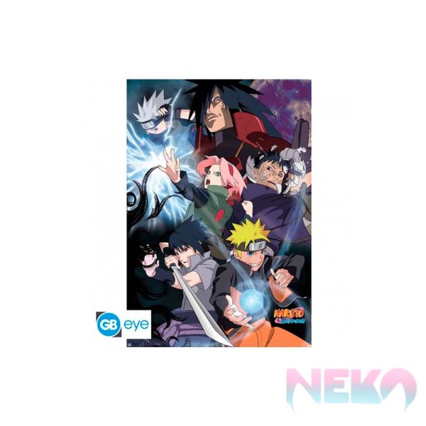 NARUTO SHIPPUDEN - Poster Maxi 91.5x61 - Group Ninja War
