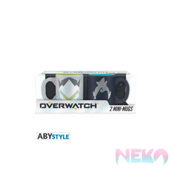 OVERWATCH - Set 2 espresso mugs - 110 ml - Hanzo & Genji