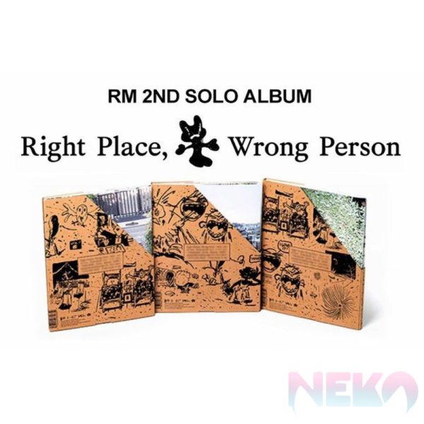 RM 2nd Album [Right Place, Wrong Person] (A Ver,/B Ver,/C Ver,) (Random