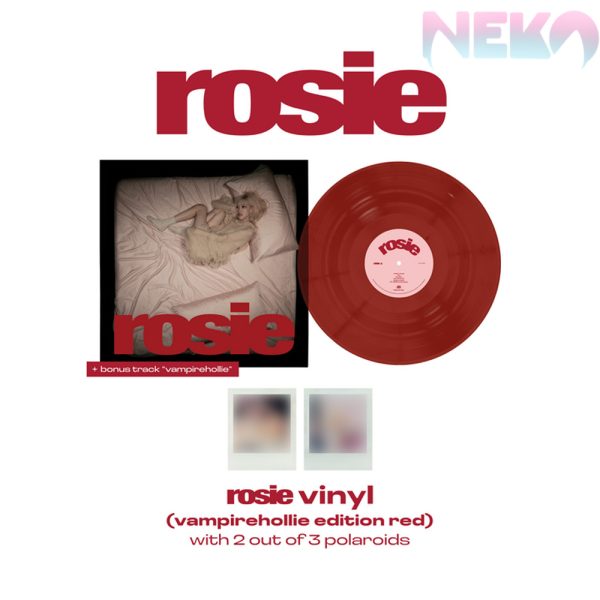 Rosé 1st Studio Album [rosie] (vinyl) (vampirehollie edition red)