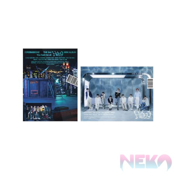 ZEROBASEONE 3rd Mini Album [You had me at HELLO] (ECLIPSE Ver. / SUNSHOWER Ver.) (Random Ver.)